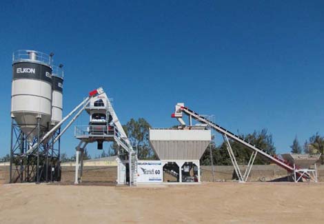 Compact Concrete Batching Plants
